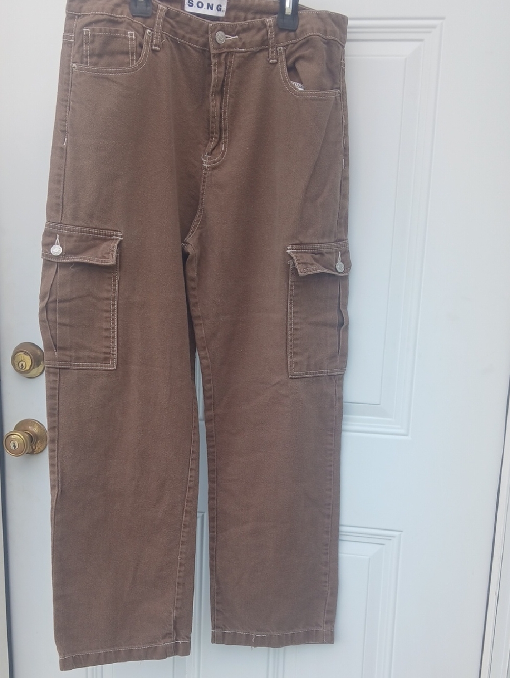 Women's Brown Cargo Pants